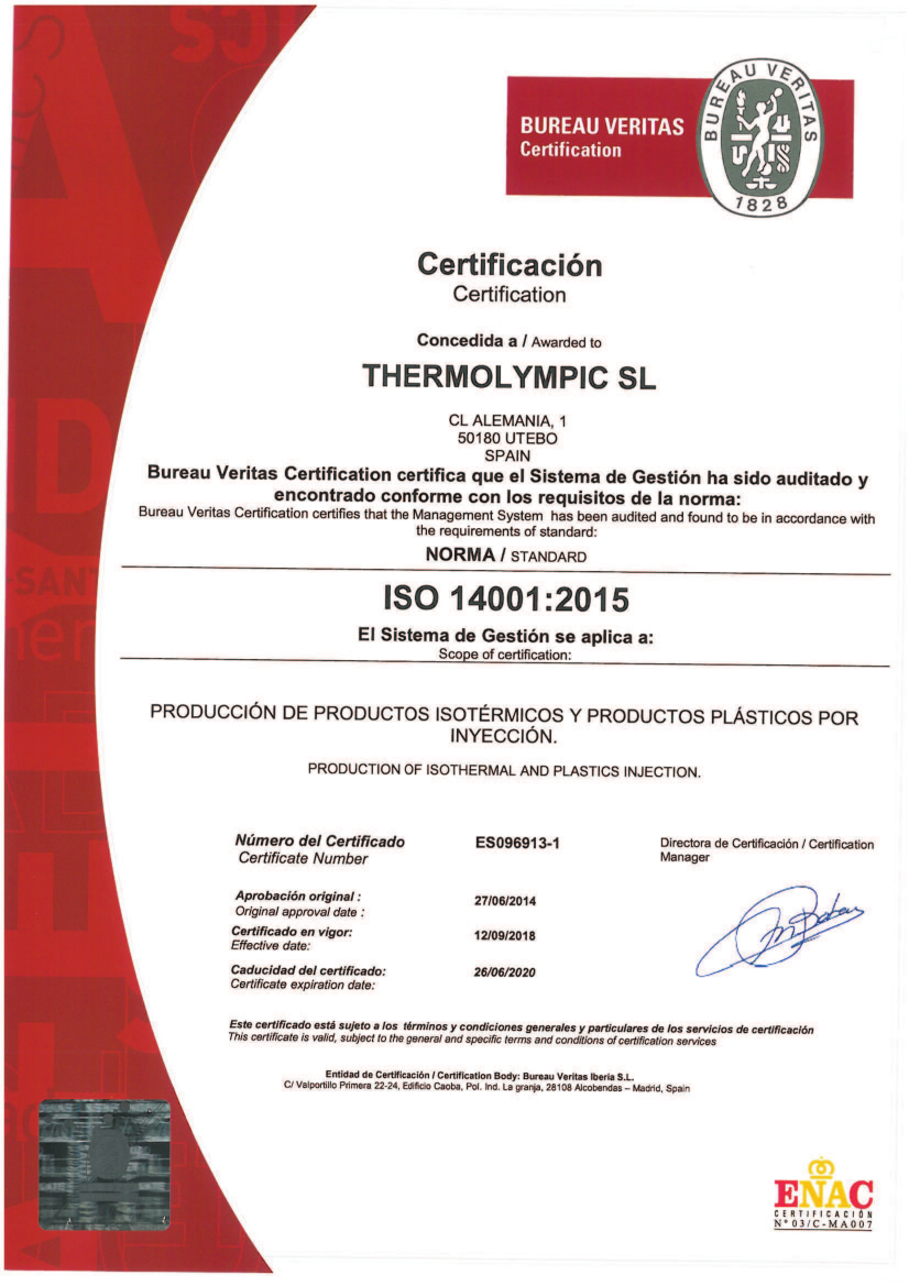 ISO 14001 spain